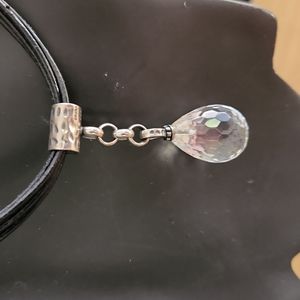 Retired Silpada Crystal Ball Choker